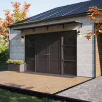 MODERN sisäänkäyntikatto, L400 x D85 x H27,5 cm, musta