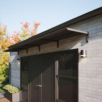 MODERN sisäänkäyntikatto, L400 x D85 x H27,5 cm, musta