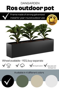 ROS ulkoruukut 4 kpl pakkaus