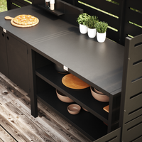 Erikoishinta UMAMI ulkokeittiö moduuli 1 + 2, sisältää suojapeitteen, musta