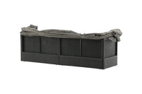 Nopy aurinkosänky katolla - musta / harmaa