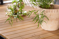 Holmbeck ruokapöytä 200*95 - musta / akasia + Copacabana ruokatuoli - musta