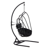 Panay riippumatto metallia - musta / musta