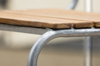 Holmsund ruokatuoli - sinkki - / tiikki