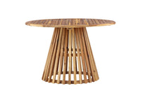 Lumpur ruokapöytä ø120*75 - teak-tyylinen