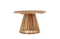 Lumpur ruokapöytä ø120*75 - teak-tyylinen