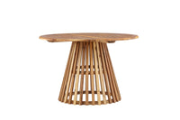 Lumpur ruokapöytä ø120*75 - teak-tyylinen