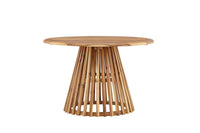 Lumpur ruokapöytä ø120*75 - teak-tyylinen