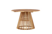 Lumpur ruokapöytä ø120*75 - teak-tyylinen