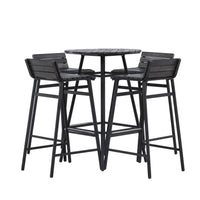 Mexico baarisarja - musta metalli / musta akasia