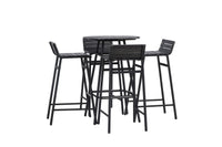 Mexico baarisarja - musta metalli / musta akasia