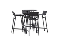 Mexico baarisarja - musta metalli / musta akasia