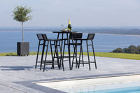 Mexico baarisarja - musta metalli / musta akasia