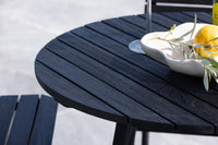 Mexico baarisarja - musta metalli / musta akasia