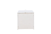 London dynbox - valkoinen / valkoinen rottinki