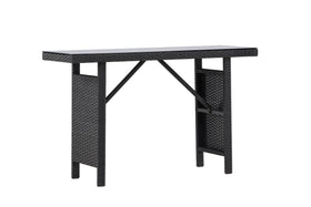 Padova-puoli pöytä - musta