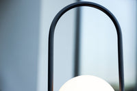 Colie lamppu ø19*43cm - musta / valkoinen