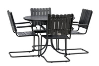 HOLMSUND Ruokailuryhmä musta