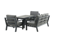 Barcelona-sohvasetti sohvapöydällä