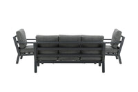 Barcelona-sohvasetti sohvapöydällä