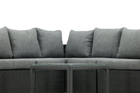 Vamos kulmasohva sohvapöydällä