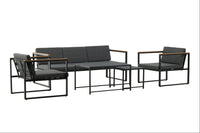 Dakar-sohvasetti sohvapöydällä