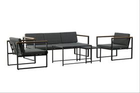 Dakar-sohvasetti sohvapöydällä