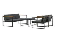 Dakar-sohvasetti sohvapöydällä