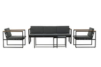 Dakar-sohvasetti sohvapöydällä