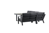 Barcelona kulmasohva sohvapöydällä - musta