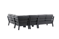 Barcelona kulmasohva sohvapöydällä - musta