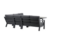 Barcelona kulmasohva sohvapöydällä - musta