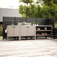 UMAMI ulkokokkipaketti, pesumoduuli, moduuli 1 ja moduuli 2, beige / ruostumaton