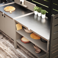 UMAMI ulkokokkipaketti, pesumoduuli, moduuli 1 ja moduuli 2, beige / ruostumaton