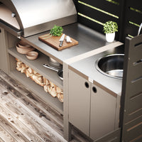 UMAMI ulkokokkipaketti, pesumoduuli sekä moduuli 3, beige / ruostumaton