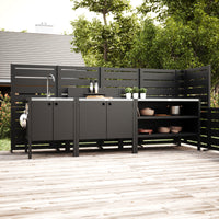 UMAMI ulkokokkipaketti, pesumoduuli, moduuli 1 ja moduuli 2, musta / ruostumaton