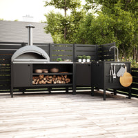 UMAMI ulkokokkipaketti, pesumoduuli, kulmamoduuli, moduuli 3, musta / ruostumaton