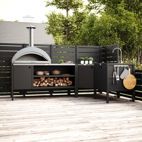 UMAMI ulkokokkipaketti, pesumoduuli, kulmamoduuli, moduuli 3, musta / ruostumaton