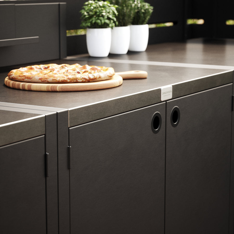 UMAMI ulkokokkipaketti, pesumoduuli, moduuli 1 ja moduuli 2, musta / ruostumaton