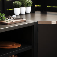 UMAMI ulkokokkipaketti, pesumoduuli, kulmamoduuli, moduuli 3, musta / ruostumaton