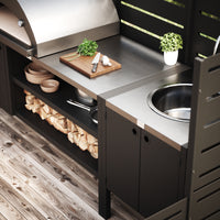 UMAMI ulkokokkipaketti, pesumoduuli sekä moduuli 3, musta / ruostumaton