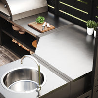 UMAMI ulkokokkipaketti, pesumoduuli, kulmamoduuli, moduuli 3, musta / ruostumaton