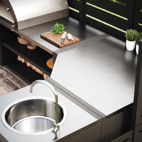 UMAMI ulkokokkipaketti, pesumoduuli, kulmamoduuli, moduuli 3, musta / ruostumaton