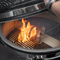 Valurautainen grillipuolikuu