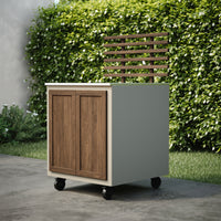 Gastro ulkokeittiömoduuli ritiläselkänojalla