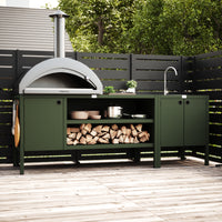 UMAMI ulkokeittiöpaketti, allasmoduuli sekä moduuli 3, vihreä