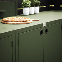 UMAMI ulkokeittiöpaketti, allasmoduuli, moduuli 1 ja moduuli 2, vihreä