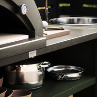 UMAMI ulkokeittiöpaketti, allasmoduuli sekä moduuli 3, vihreä / ruostumaton