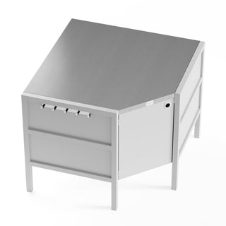 UMAMI ulkokokkipaketti, pesumoduuli, kulmamoduuli, moduuli 3, valkoinen / ruostumaton