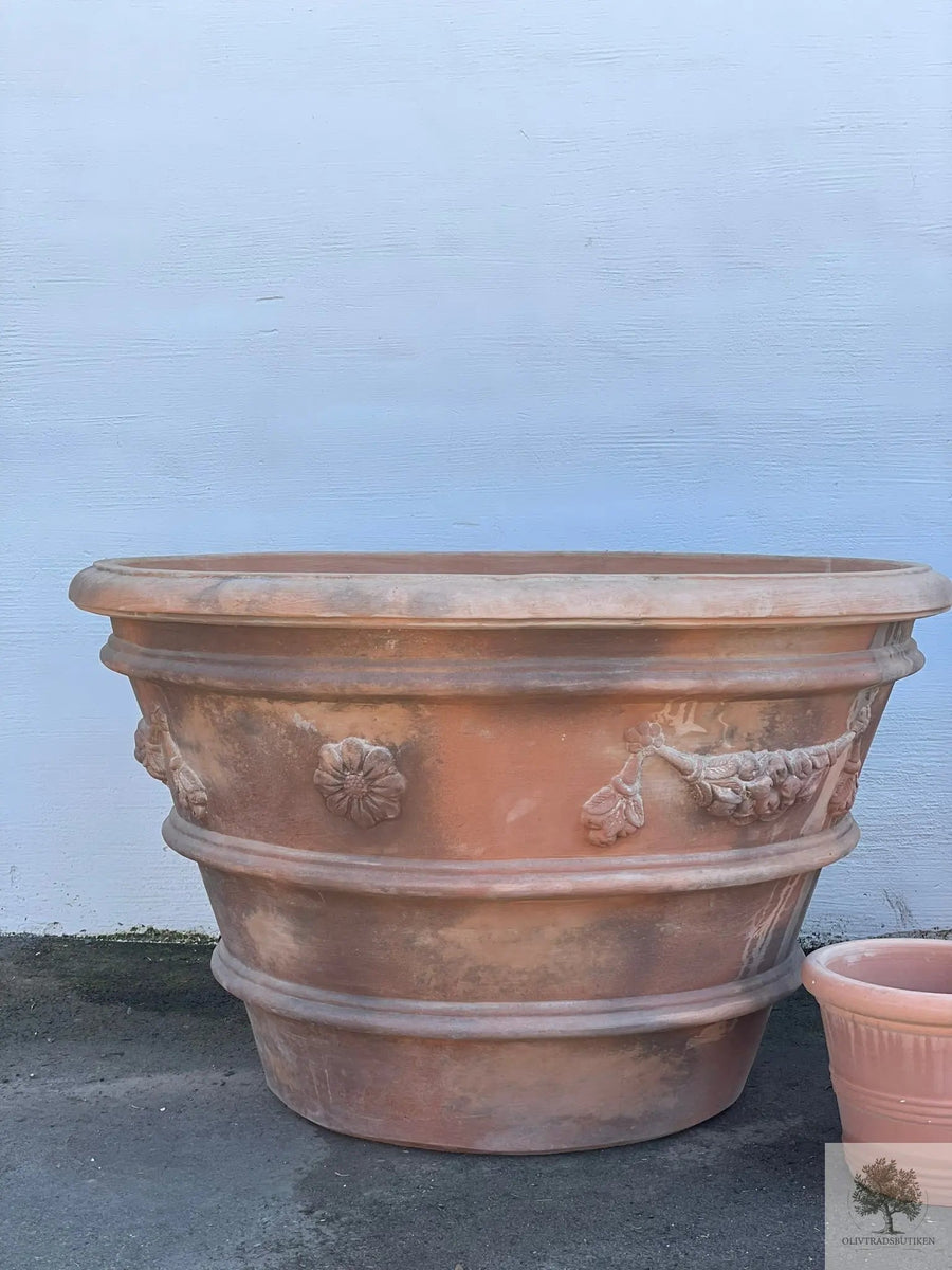 Ruukku Terrakotta Antiikki - Impruneta Garland - 140 cm halkaisija - 83 cm korkeus 